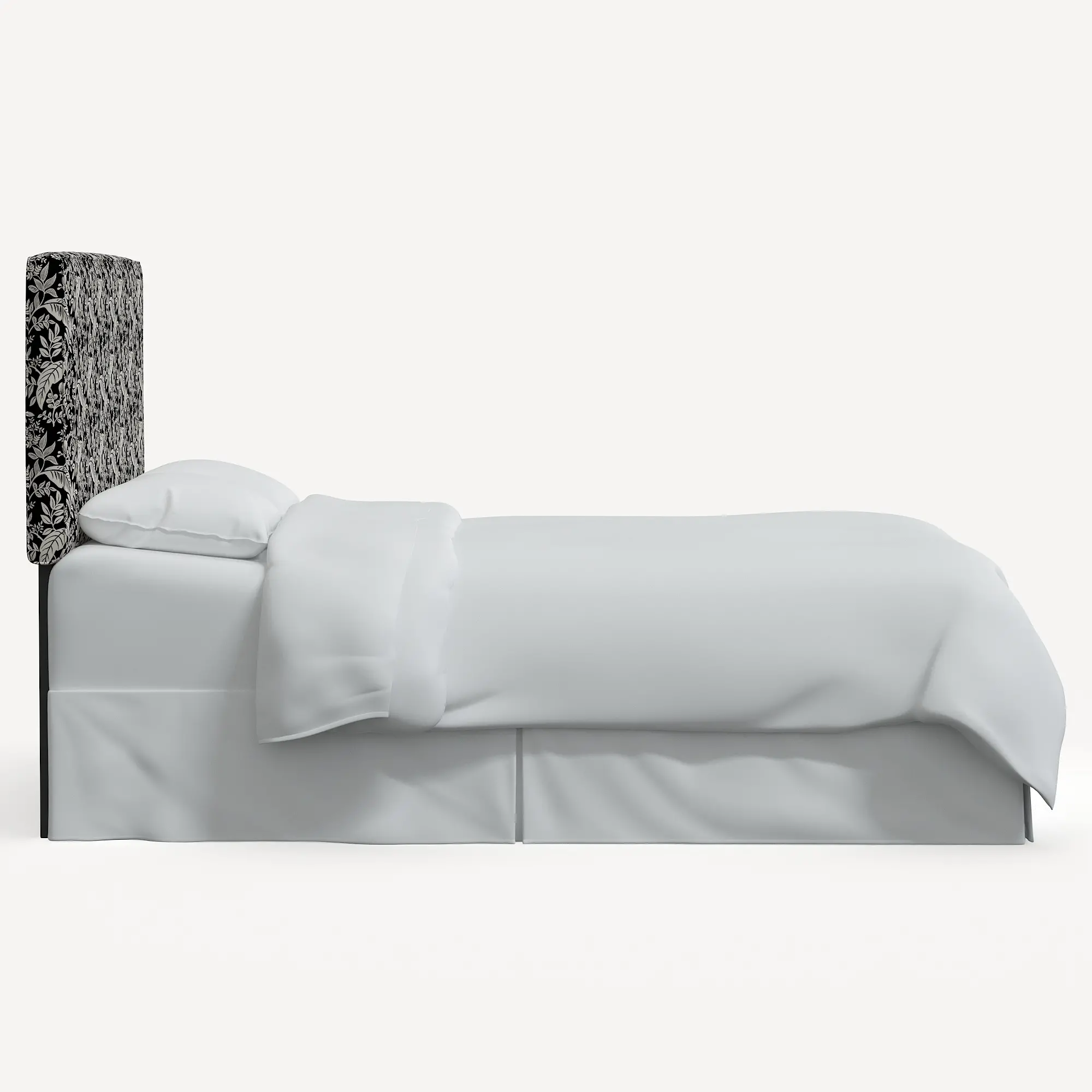 Rifle Paper Co Elly Canopy Black and Cream Twin Headboard