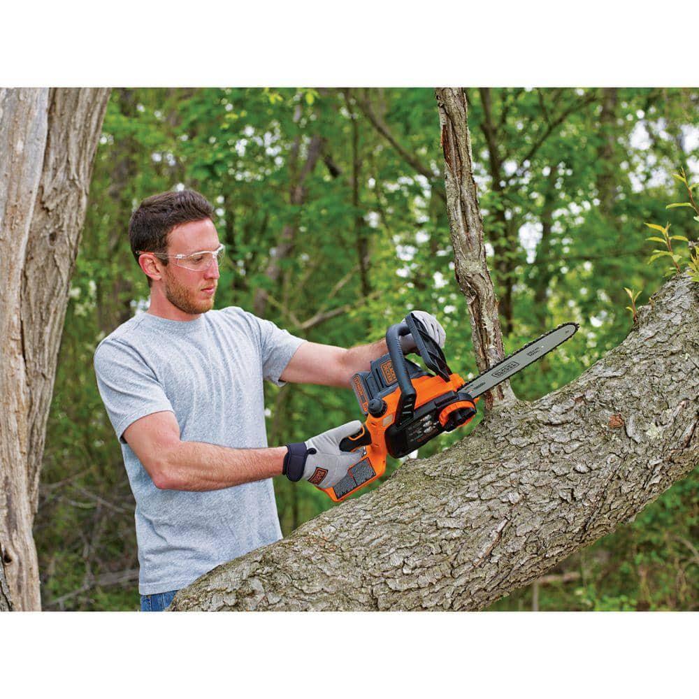 BLACKDECKER 20V MAX 10 in Battery Powered Chainsaw Kit with