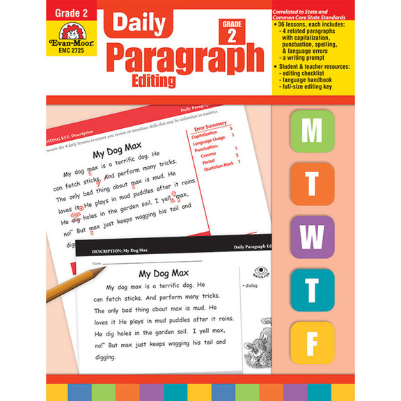 Evan Moor EMC2725 Daily Paragraph Editing Gr 2