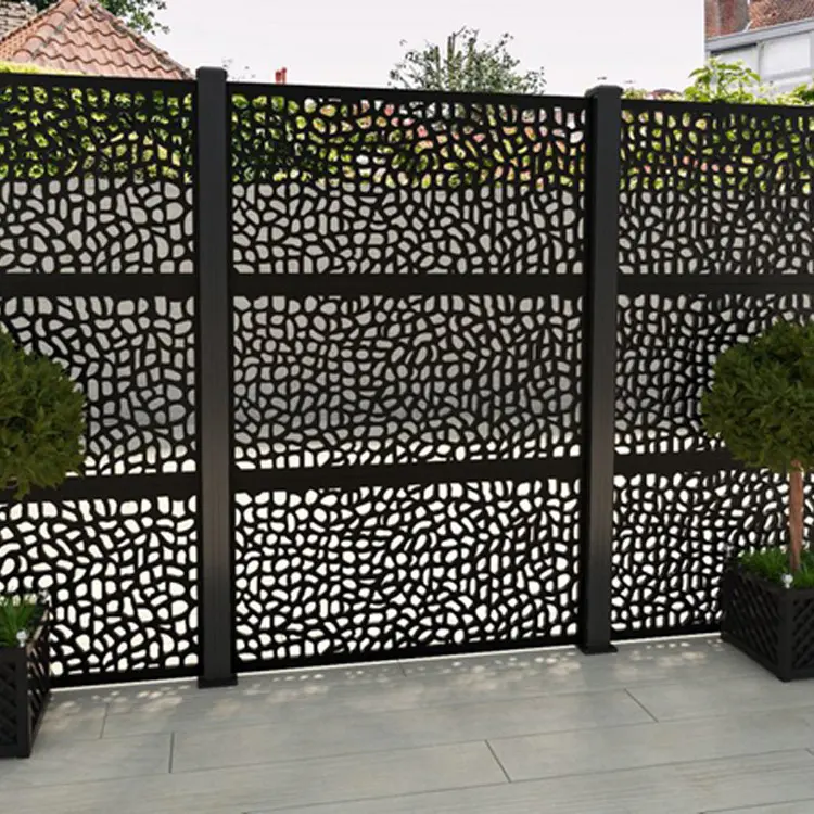 Factory Supplying Home Wpc Fence Panels Wood Plastic Composite Garden Fences