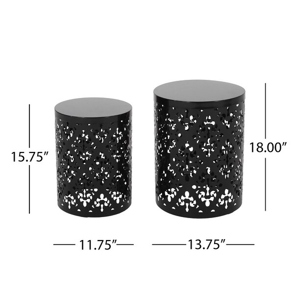 2024 NEW Metal end /side table set of 2