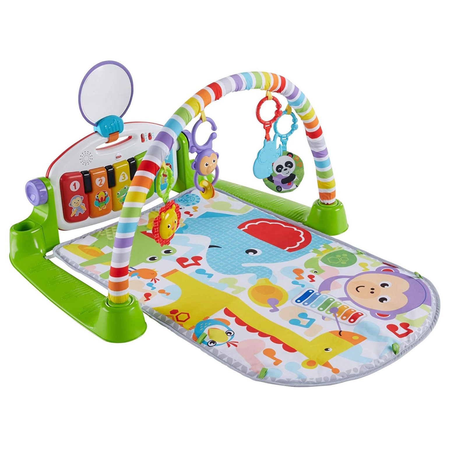 Fisher Price Kick & Play Piano Gym Play Mat with Toys & Piano Keys (Open Box)