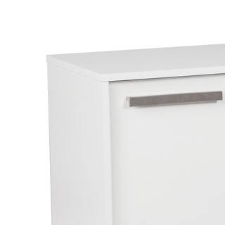 SAINT BIRCH Miami White 2-Door Credenza File Cabinet SBAK4400CFWW