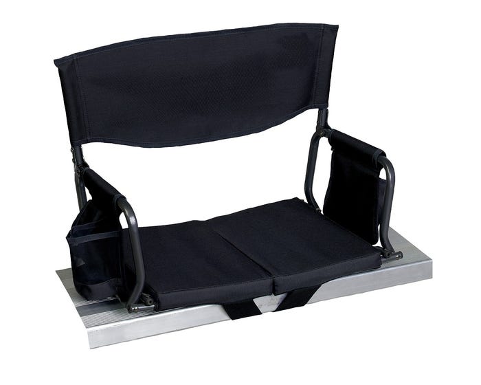 RIO Gear Bleacher Boss Compact Stadium Seat - Black 10110-1