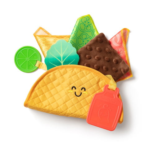 Melissa and Doug Multi-Sensory Soft Taco Fill and Spill Infant Toy