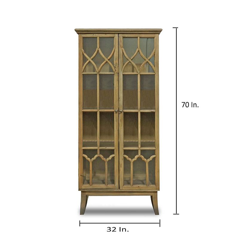 Cathedral Glass Cabinet