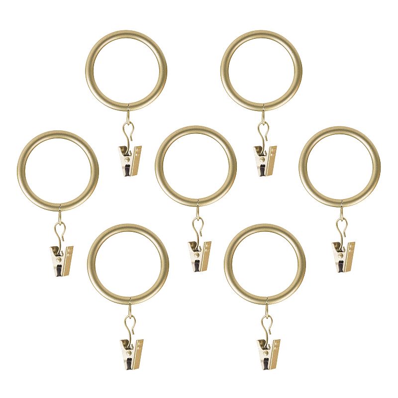 Decopolitan 7-pack Curtain Clip Rings