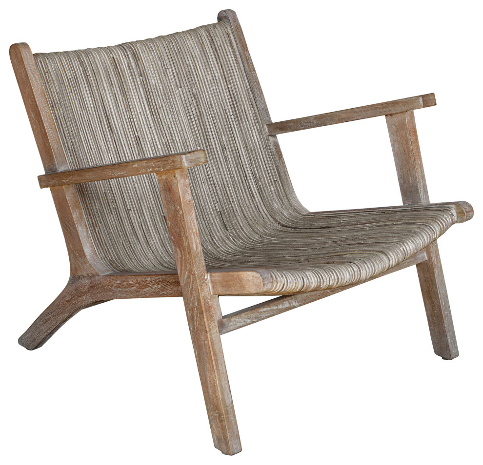 Aegea Rattan Accent Chair   Tropical   Armchairs And Accent Chairs   by Ownax  Houzz