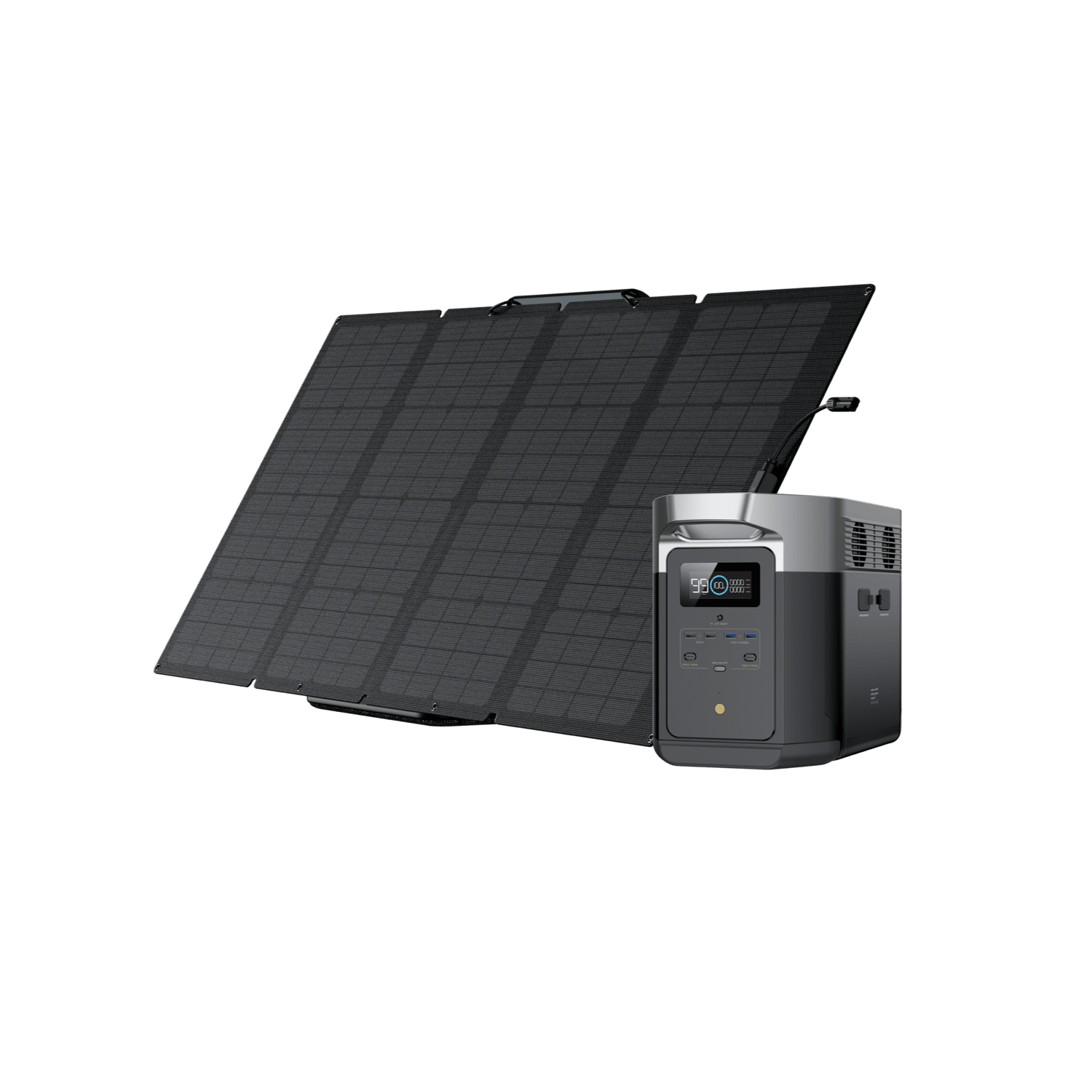 EcoFlow DELTA Max 2000 + 160W Portable Solar Panel