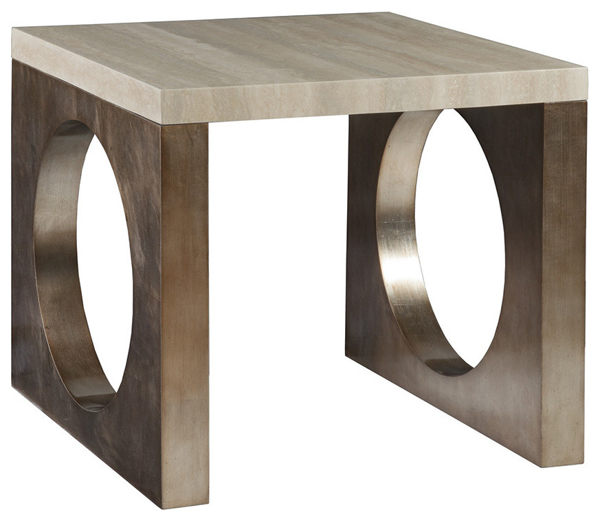 Impresario Square End Table   Transitional   Side Tables And End Tables   by HedgeApple  Houzz