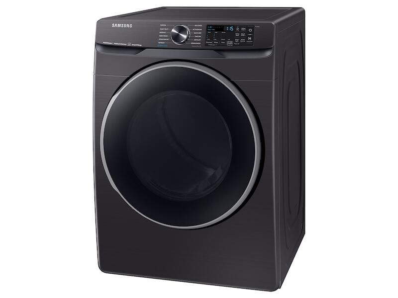 Samsung DVE50A8500V 7.5 Cu. Ft. Smart Electric Dryer With Steam Sanitize+ In Brushed Black