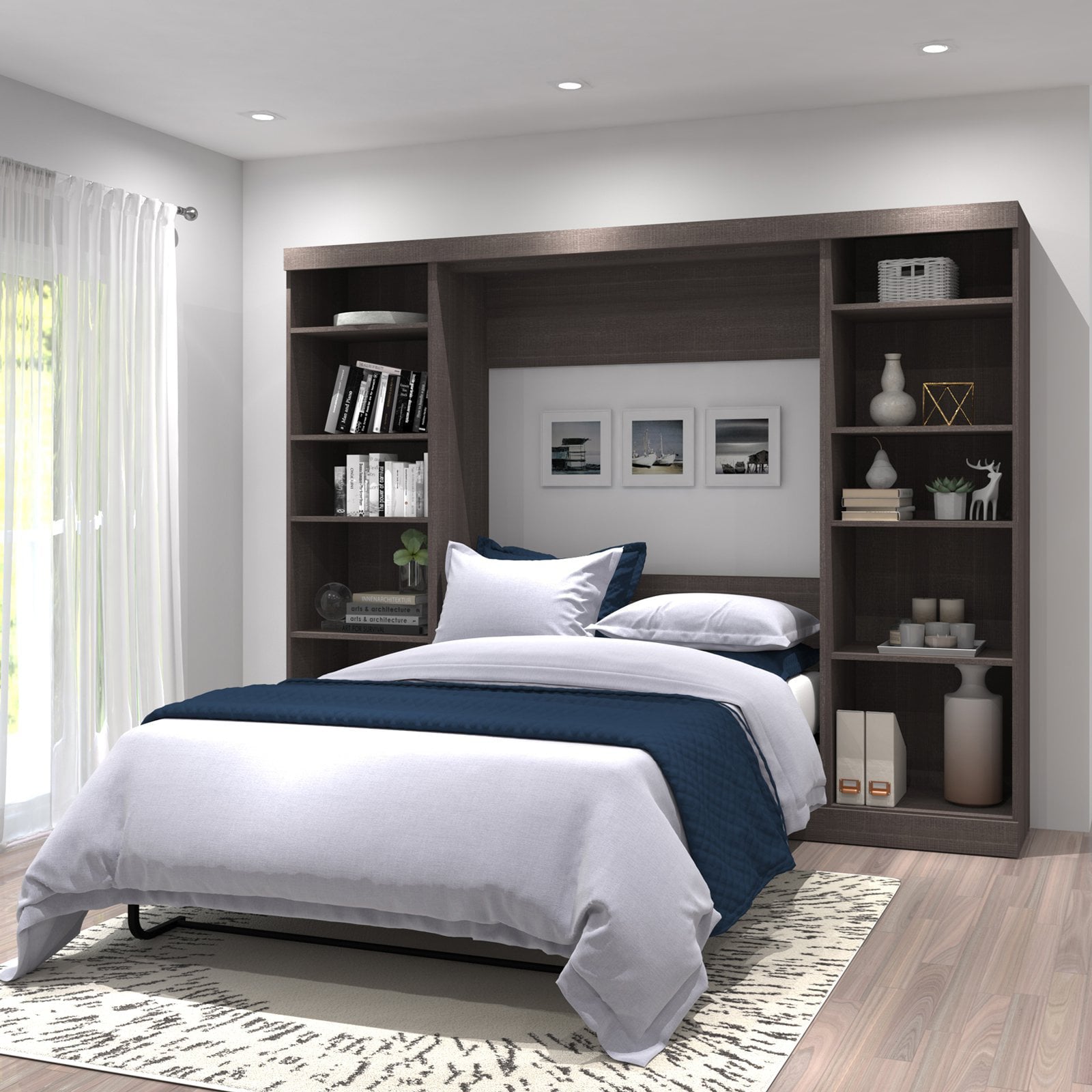 Bestar Pur V Storage Unit Murphy Wall Bed