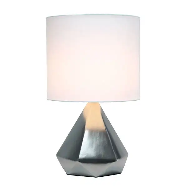 Simple Designs Solid Pyramid Table Lamp