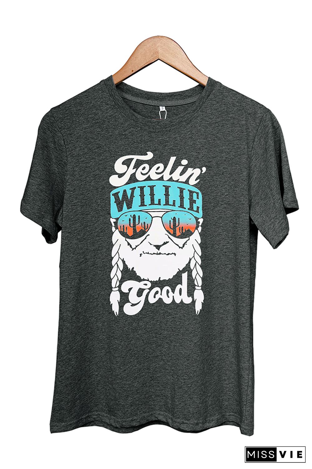 Feelin' Good Short Sleeve Graphic Tee Wholesale