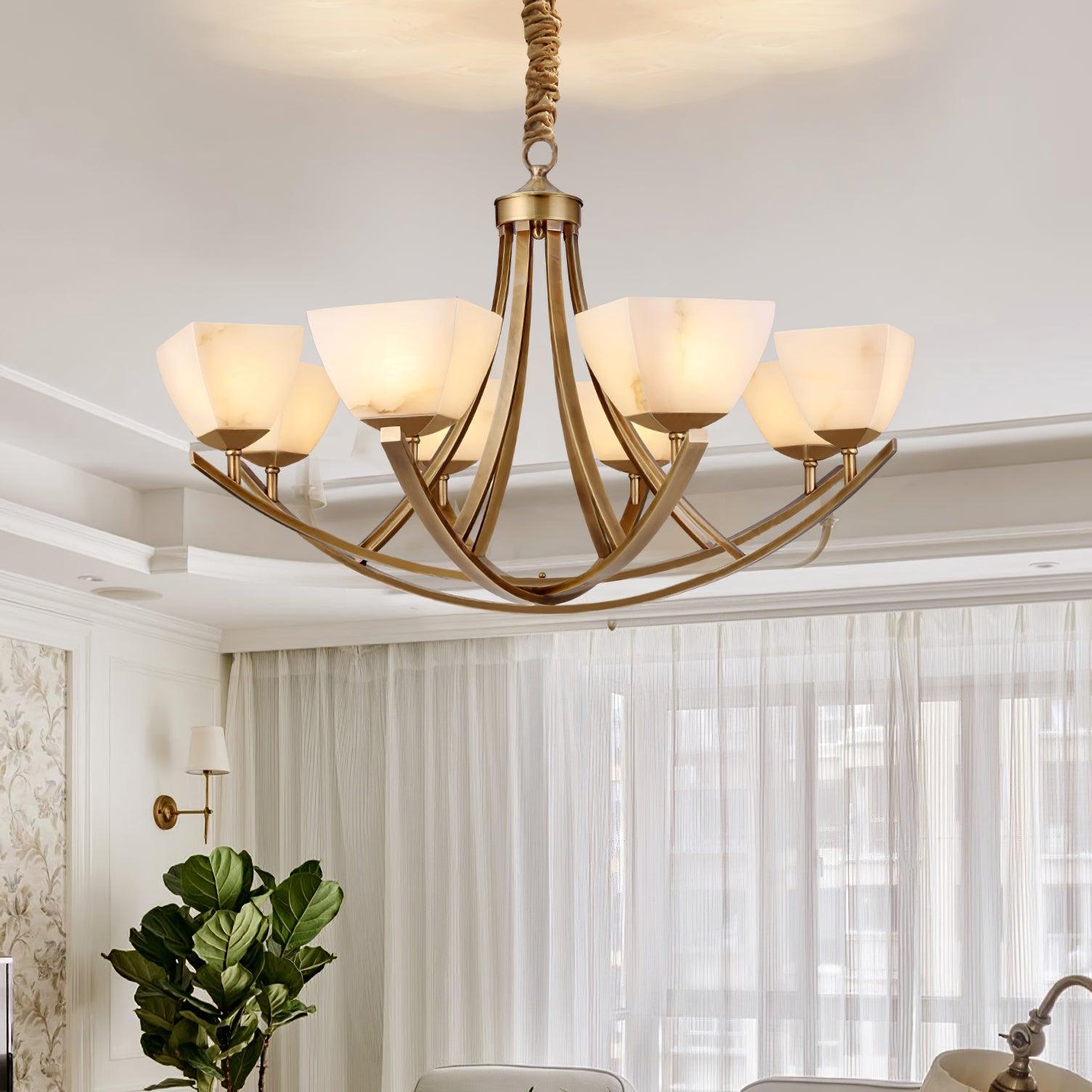 Dover Brass Chandelier