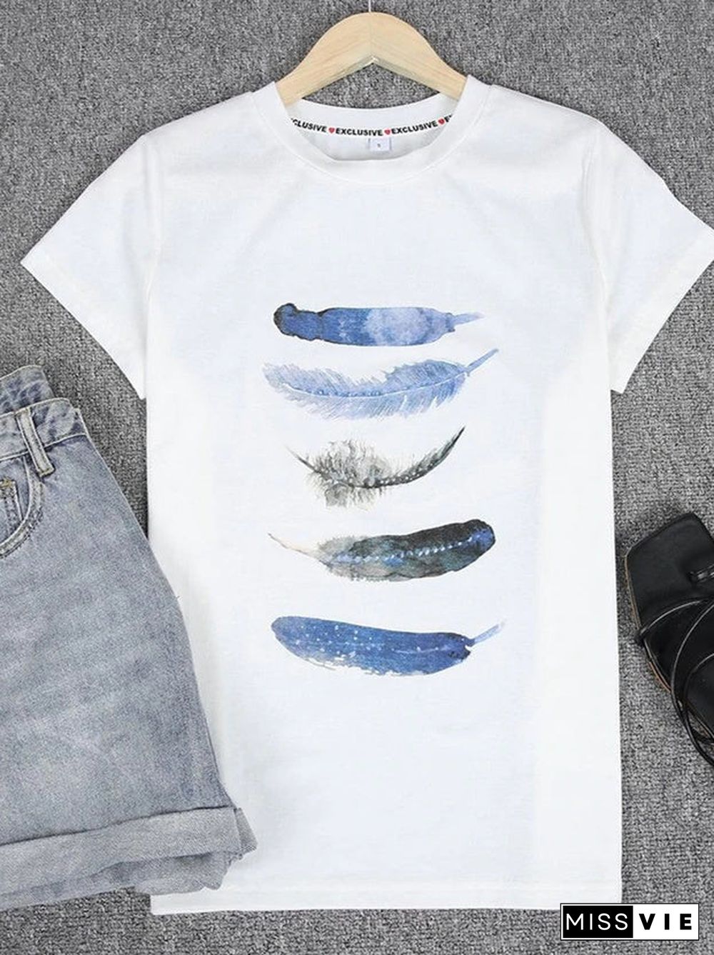 Freedom Feather Short Sleeve T-Shirt