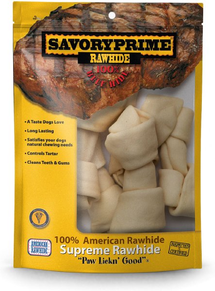 Savory Prime Rawhide Medium Bone 6-7\