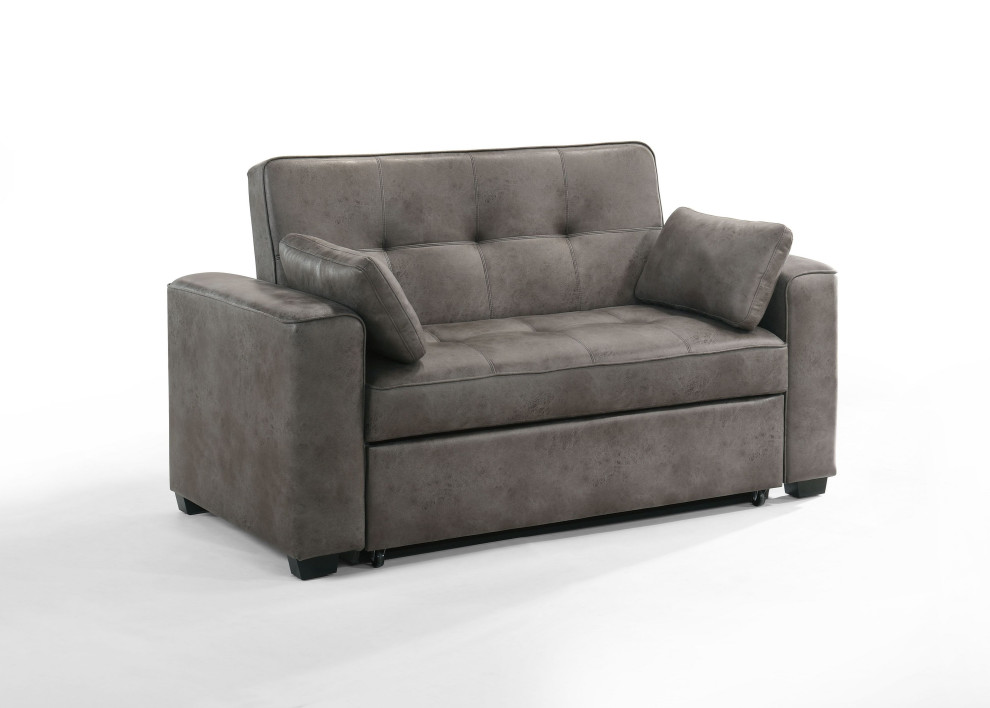 Brooklyn Sofa Sleeper  Stone   Contemporary   Sleeper Sofas   by D ampD Companies  Houzz