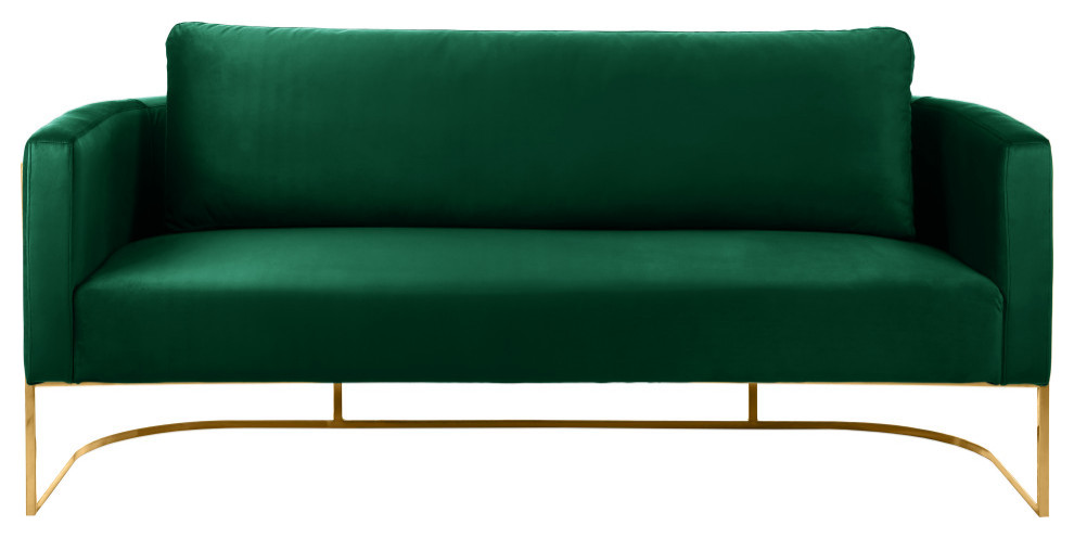 Casa Velvet Upholstered   Contemporary   Sofas   by Meridian Furniture  Houzz