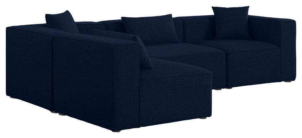 Cube Upholstered Modular Sectional   Contemporary   Sectional Sofas   by Meridian Furniture  Houzz