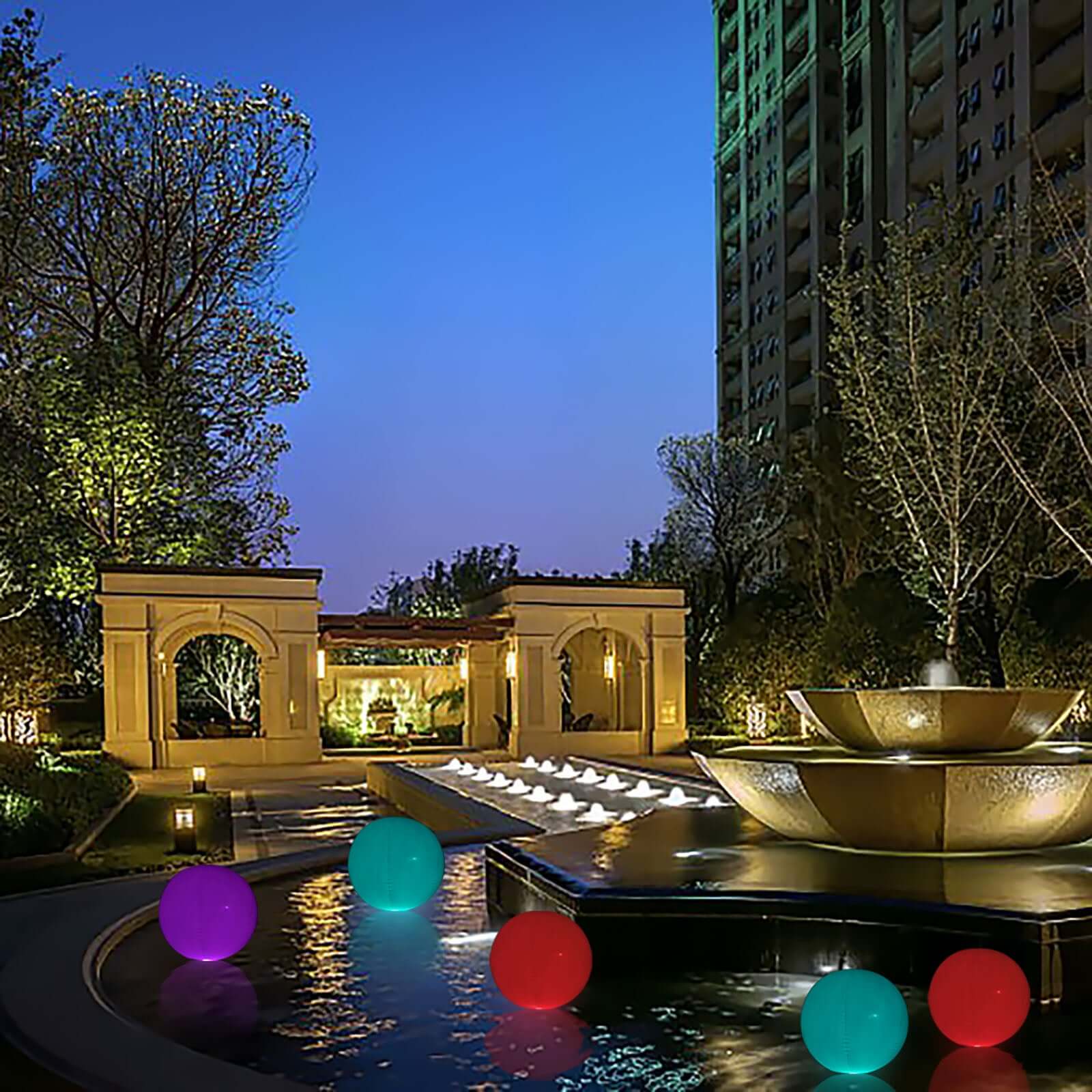 Inflatable Outdoor Garden Light Up Ball, Floating Pool Glow Ball With Remote - 13 RGB Colors and 3 Color Modes 12