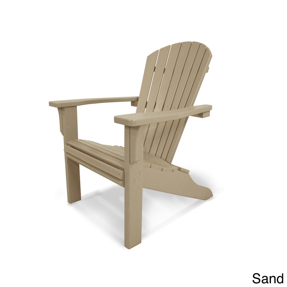 POLYWOOD Seashell Adirondack Chair