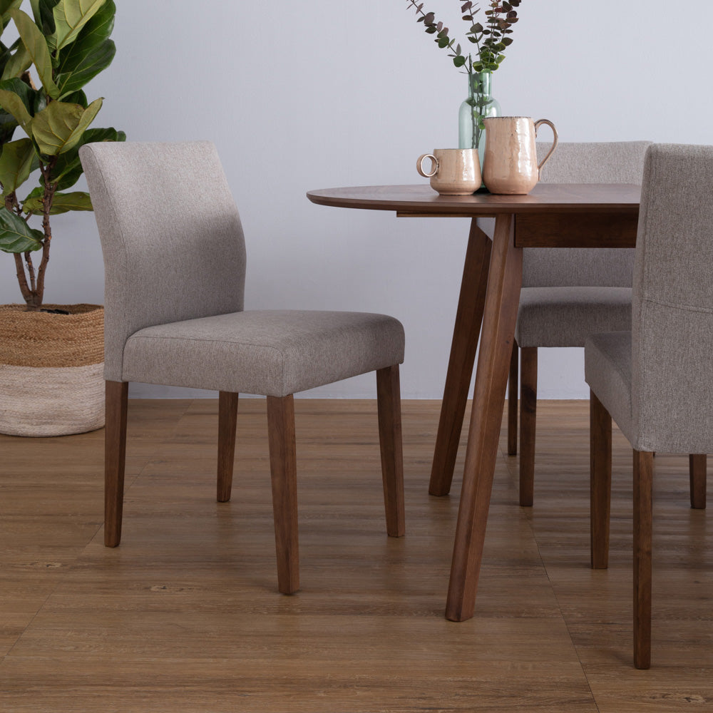 Ladee Dining Chair - Cocoa + Grey