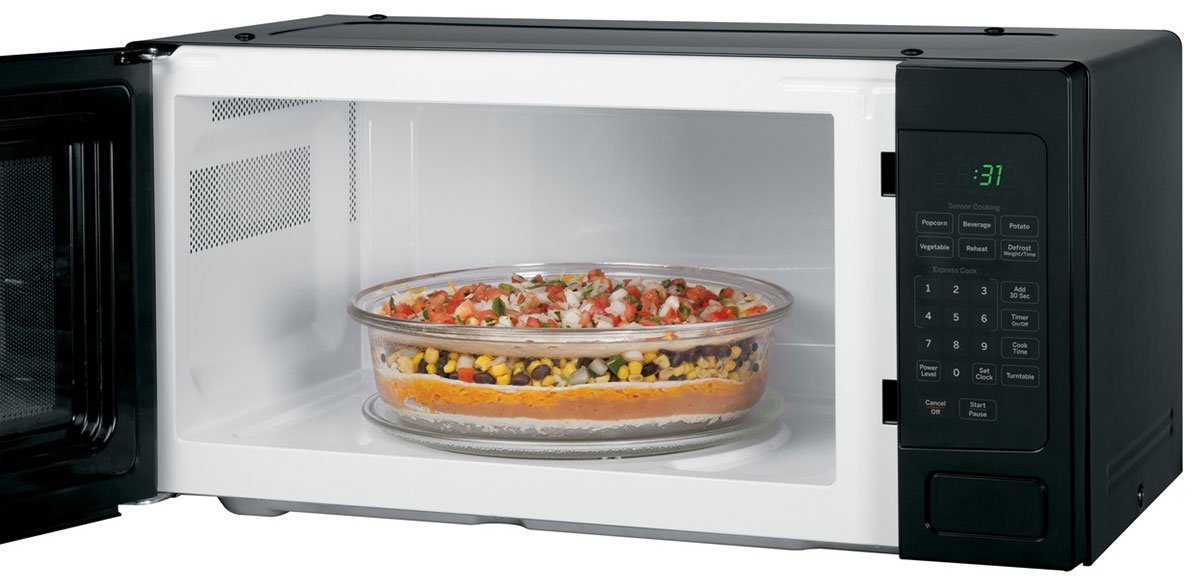 GE Profile ADA 1.1 Cu. Ft. Black Countertop Microwave Oven