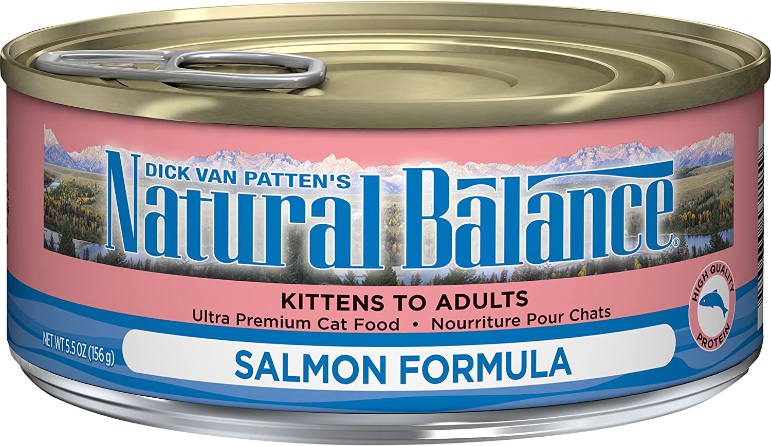 Natural Balance Ultra Premium Salmon Formula Canned Cat Food 5.5-oz case of 24