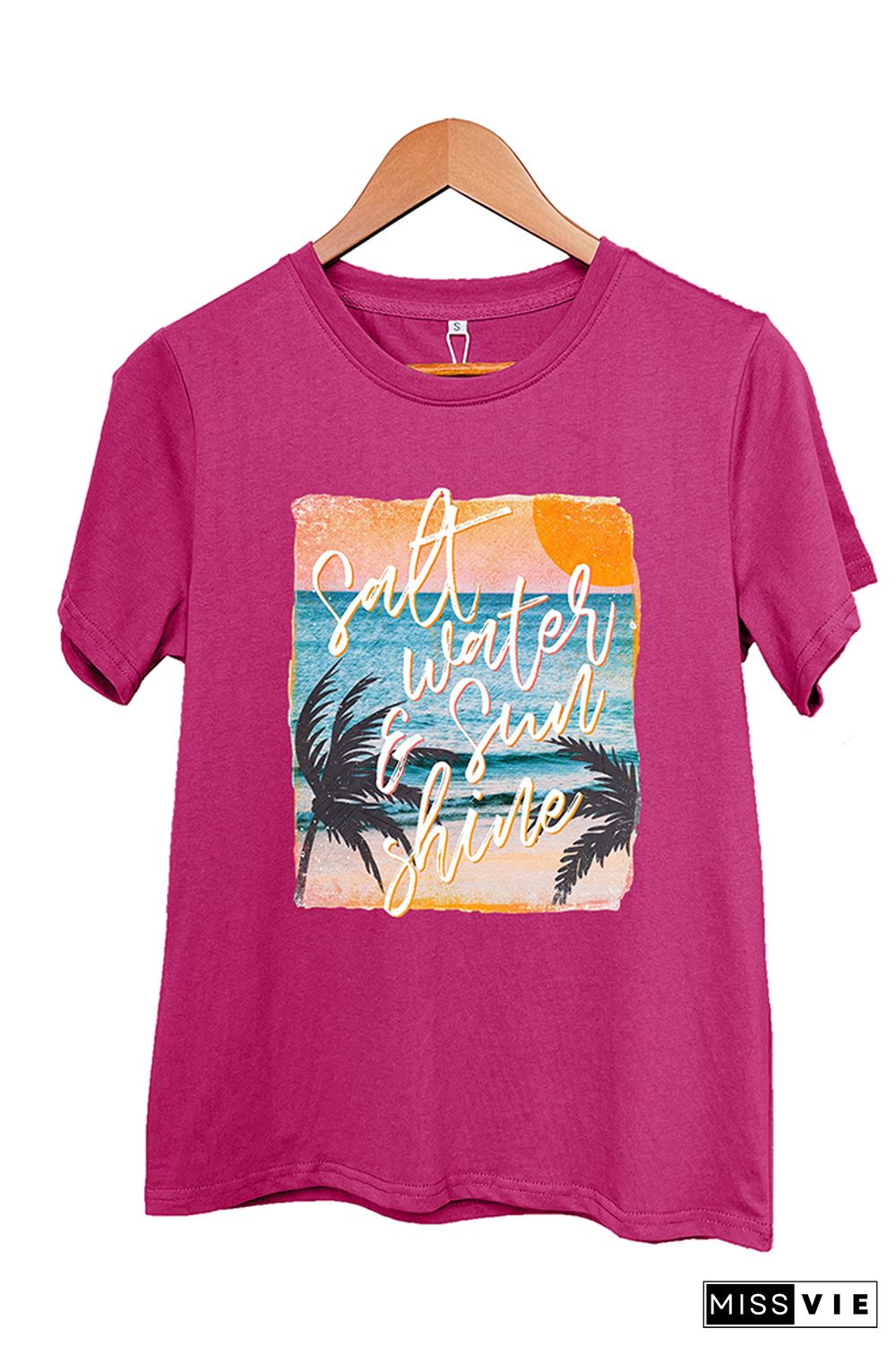 Salt Water & Sunshine Retro Graphic Tee Wholesale