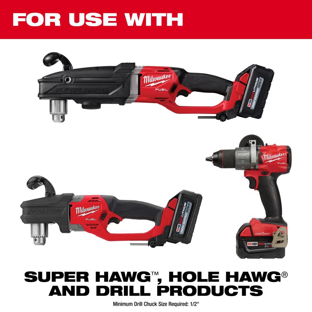 Milwaukee 7 pc. Big Hawg with Carbide Teeth Kit 49-56-9280 from Milwaukee