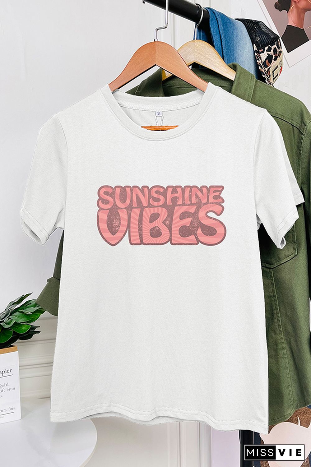 Sunshine Vibes Graphic Tee Wholesale