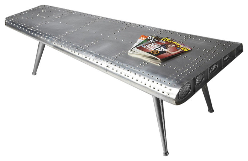 Butler Midway Aviator Cocktail Table   Industrial   Coffee Tables   by Butler Specialty Company  Houzz