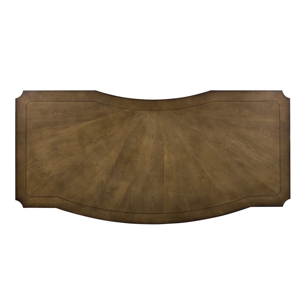 Amelia Antique Toffee Jr Executive Desk