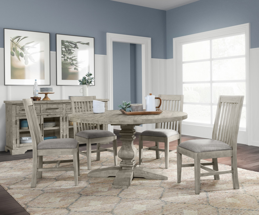 Sagrada Dining Chair Sierra Grey   Farmhouse   Dining Chairs   by Kosas  Houzz