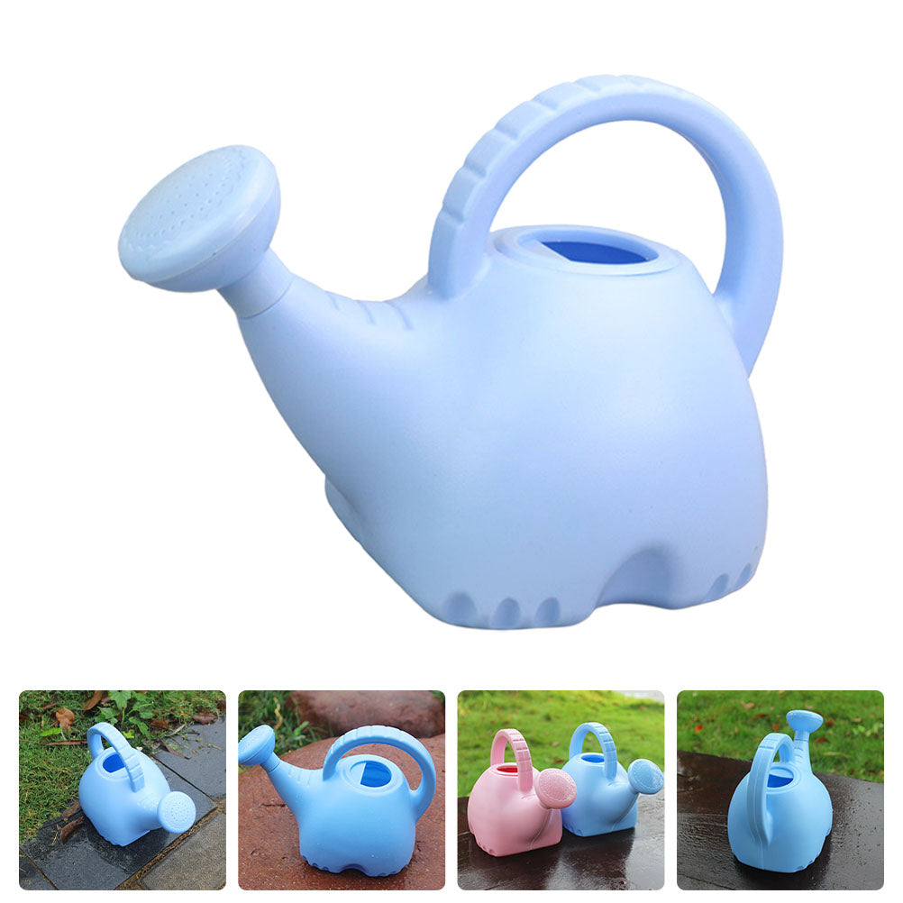 NICEXMAS Cartoon Elephant Design Watering Can Kids Small Watering Can for Garden