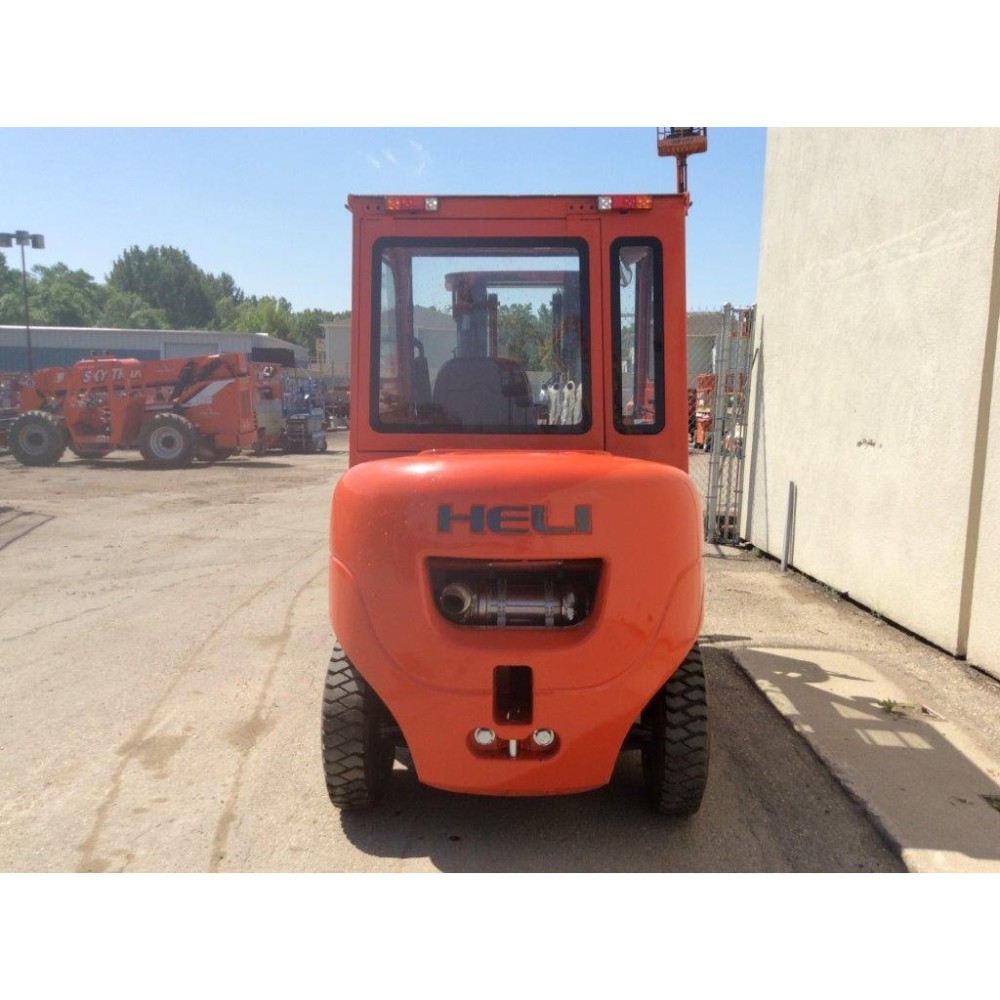 Heli Americas Mast Forklift with Cab 8000 Lbs H Series Diesel IC Pneumatic Tires ;