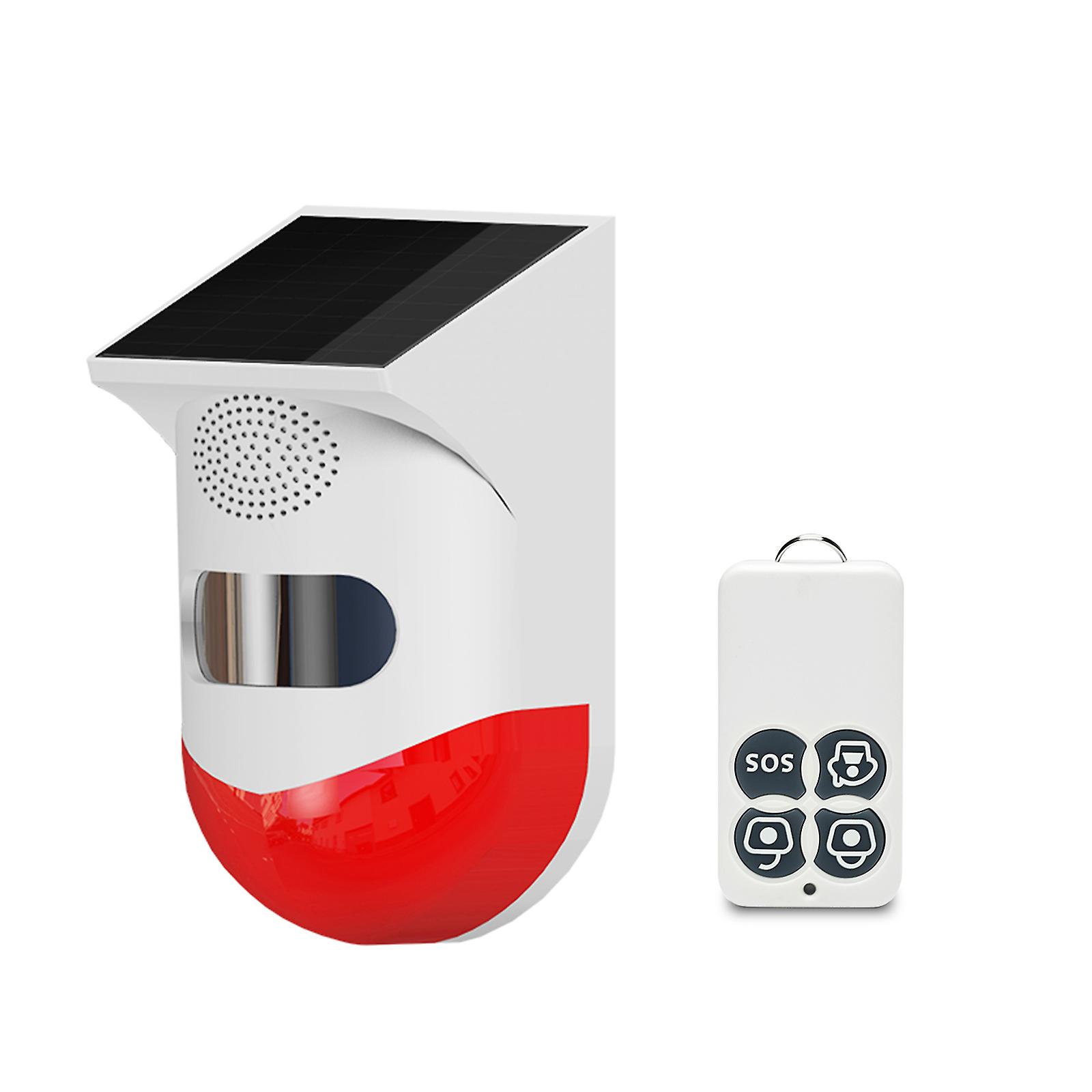 1pcs Strobe Alarm Siren，1pcs Remote Controller，1pcs Set Of Screws，1pcs User Manual，