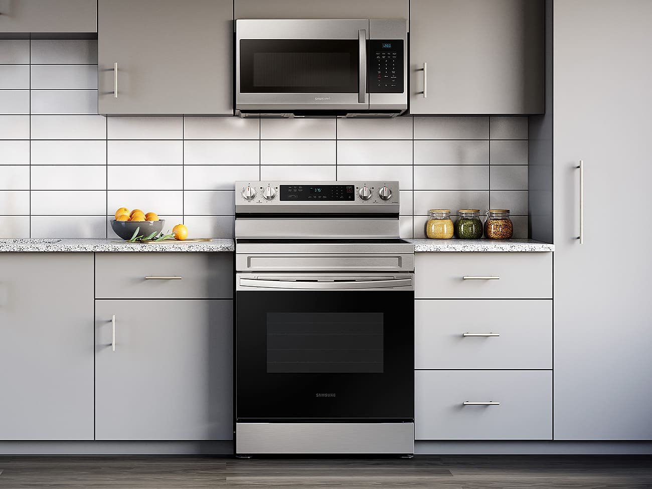  6.3 Cu. Ft. Stainless Steel Smart Freestanding Electric Range With Rapid Boil and Self Clean