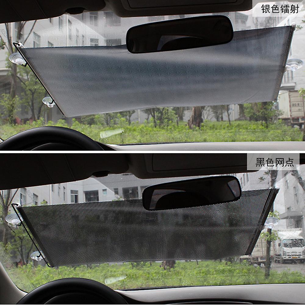 Car Sunshade Curtain Rear Side Window Front Back Windshield Sun Block Blinks Black Cover Suction Cup Universal Cars Accessories