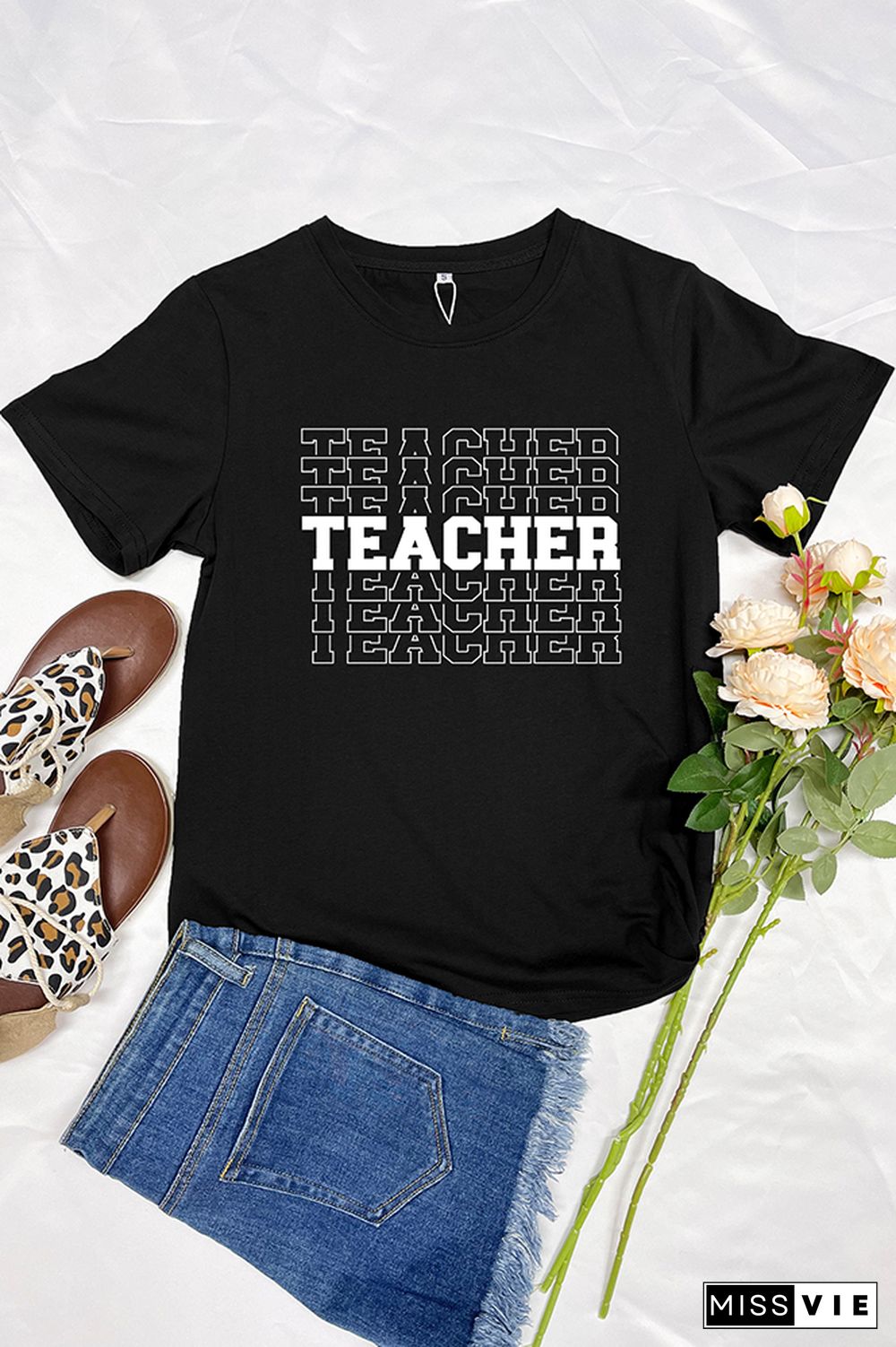 Teacher Short Sleeve Graphic Tee Wholesale