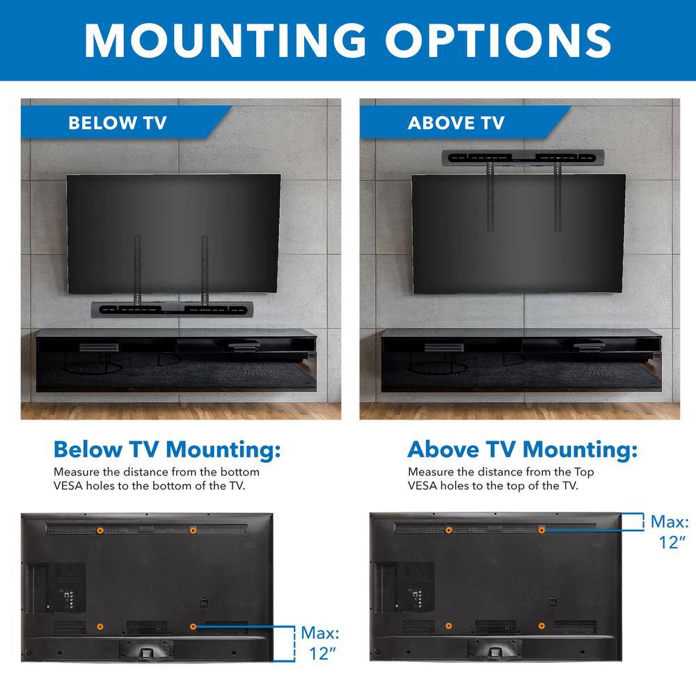 Mount-It! Sonos Arc Sound Bar TV Mounting Bracket MI-SB52