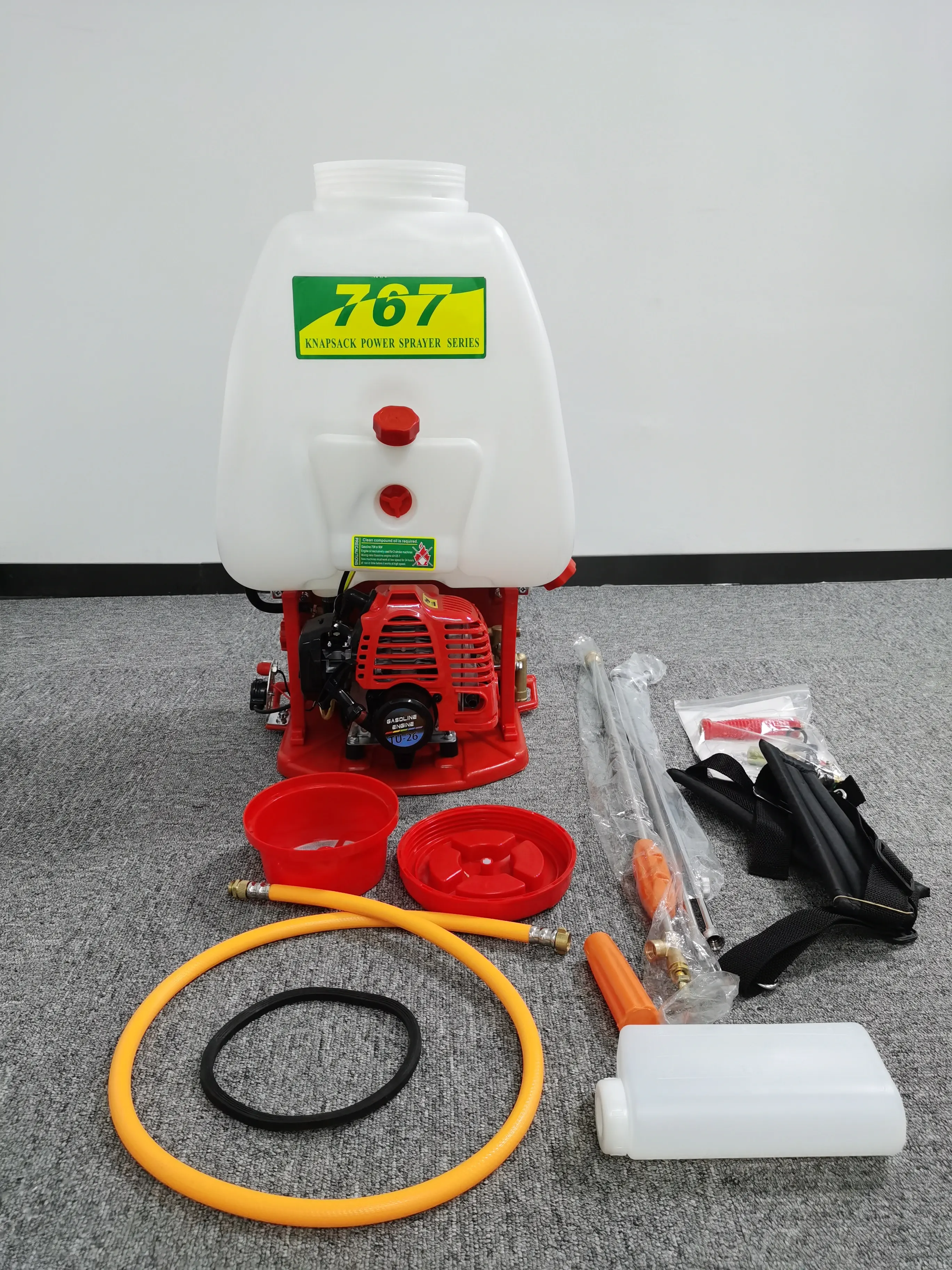 20L 25L agriculture knapsack gasoline 767 sprayer with 2 stroke engine