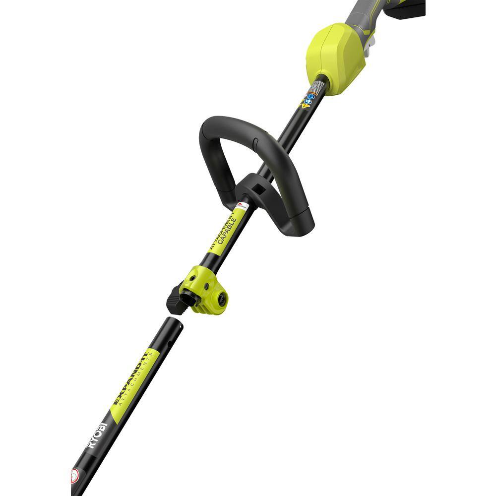 RYOBI 40V Expand-It Cordless Battery Attachment Capable Trimmer Power Head with 4.0 Ah Battery and Charger RY40226