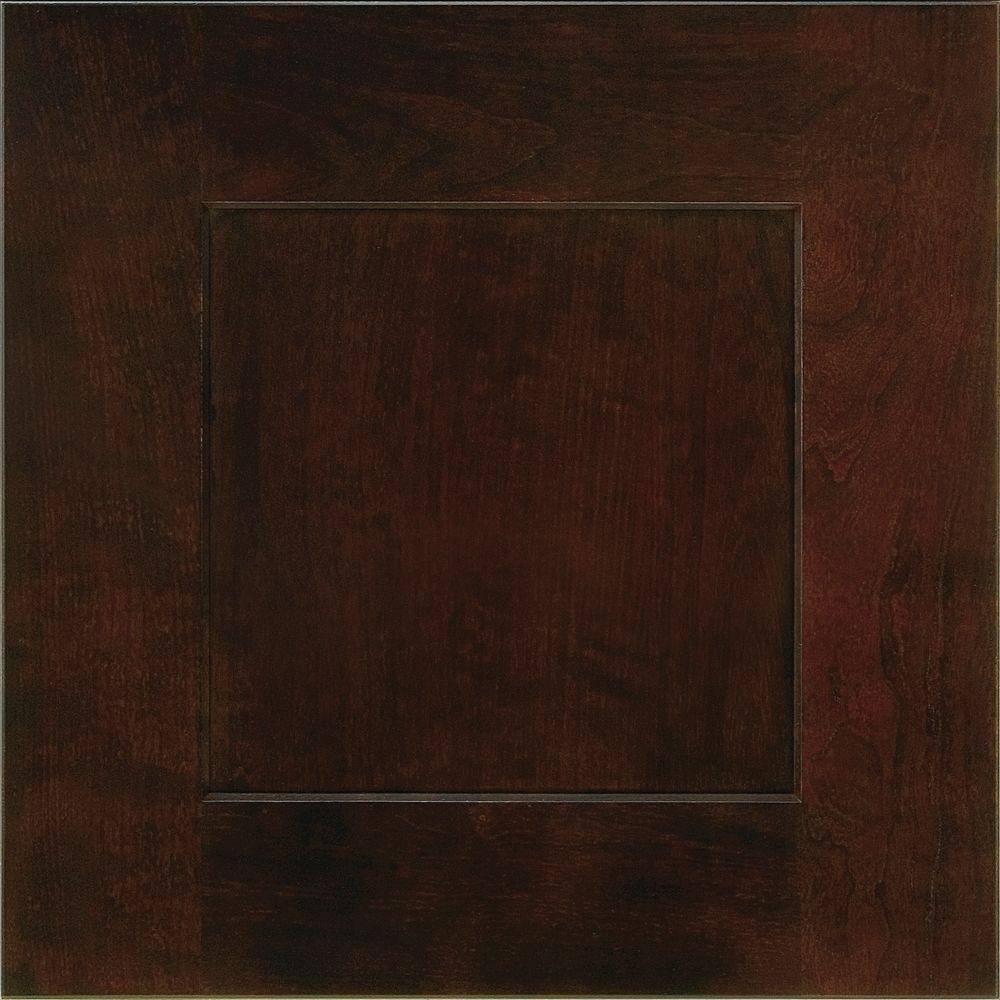 Eden 14 12 x 14 12 in. Cabinet Door Sample in Cherry Chocolate 772515399381