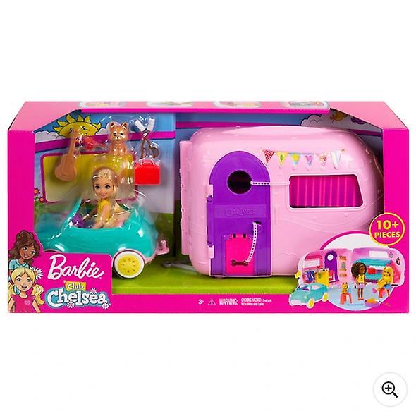 Barbie club chelsea camper with accessories