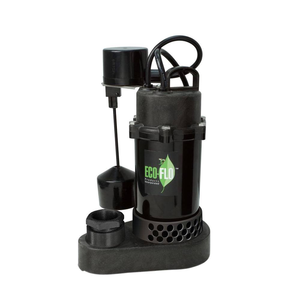 ECO FLO 13 HP Submersible Sump Pump with Vertical Switch SPP33V