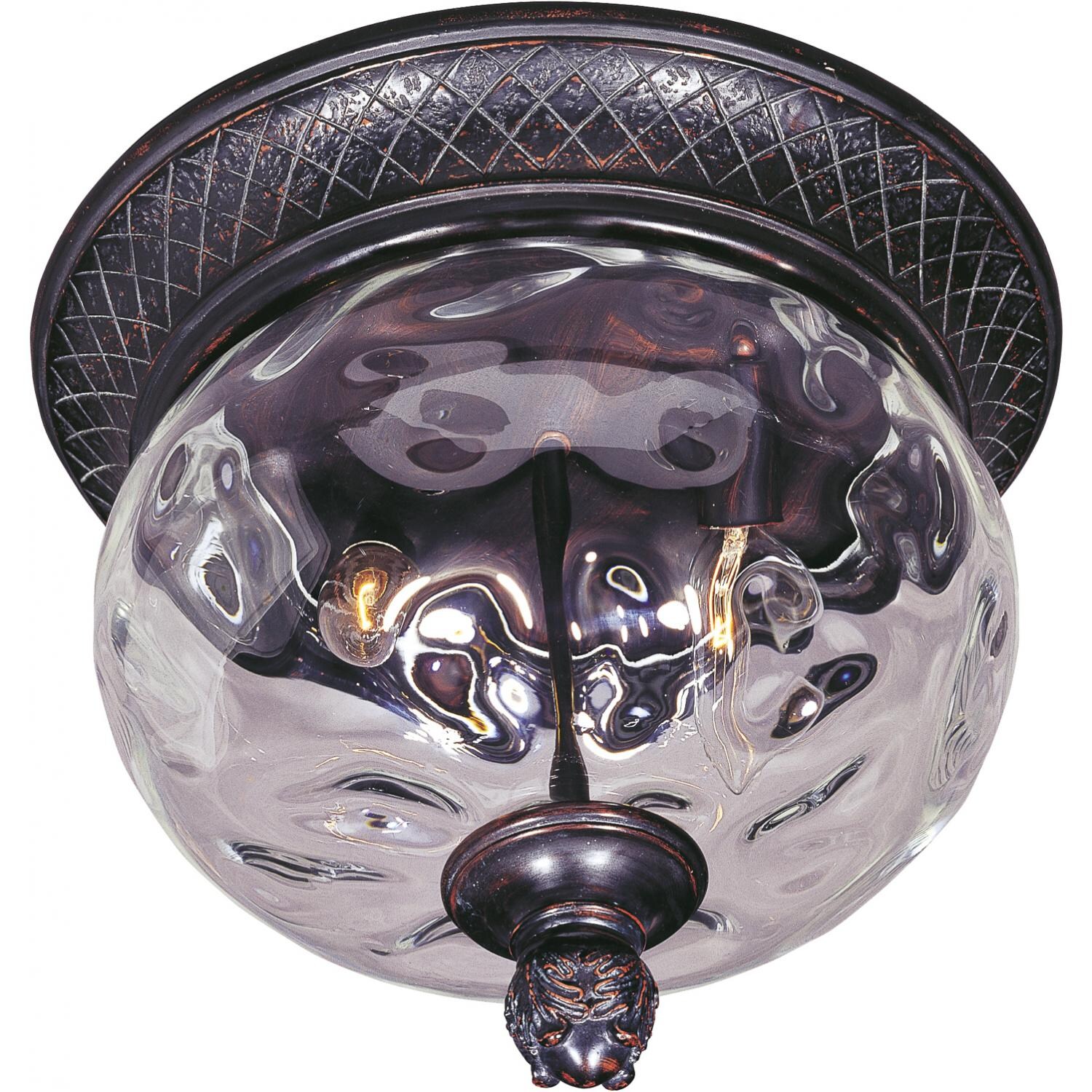 Maxim Carriage House DC Two Light 12-Inch Outdoor Flush Mount