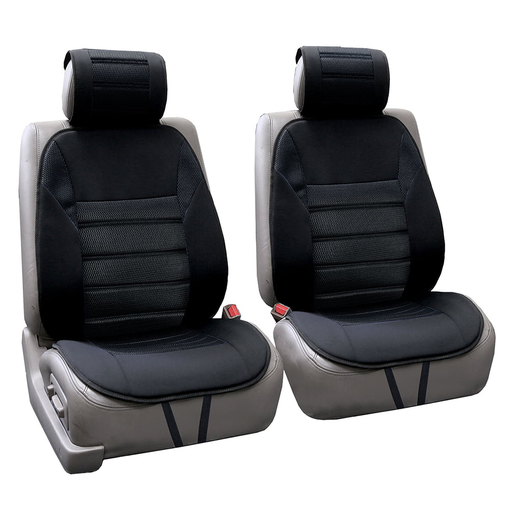 FH Group Premium Universal Car Seat Cushions Set For Car Truck SUV Van - Front Set