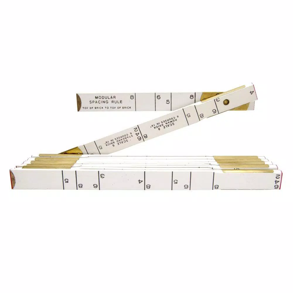 Lufkin 6 ft. x 5/8 in. Masonry Wood Ruler and#8211; XDC Depot